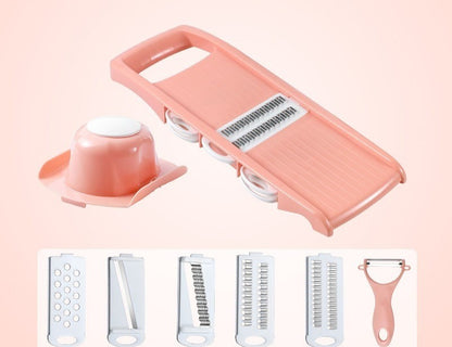 Mandoline-cuisine-rose-avec-lame