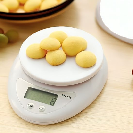 Basic Digital Kitchen Scale 5Kg/1G™ │ Balance de cuisine numérique basic - Cuisine Vrac