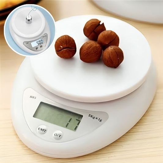 Basic Digital Kitchen Scale 5Kg/1G™ │ Balance de cuisine numérique basic - Cuisine Vrac