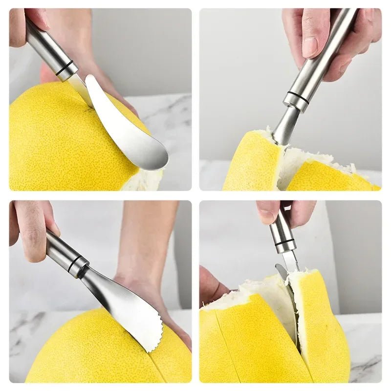 Citrus Peeler In Stainless Steel™ │ Éplucheur d'agrume en inox │ Éplucheur - Cuisine Vrac