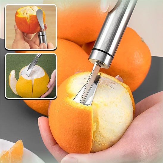 Citrus Peeler In Stainless Steel™ │ Éplucheur d'agrume en inox │ Éplucheur - Cuisine Vrac