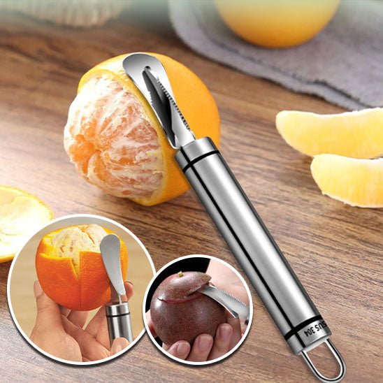 Citrus Peeler In Stainless Steel™ │ Éplucheur d'agrume en inox │ Éplucheur - Cuisine Vrac