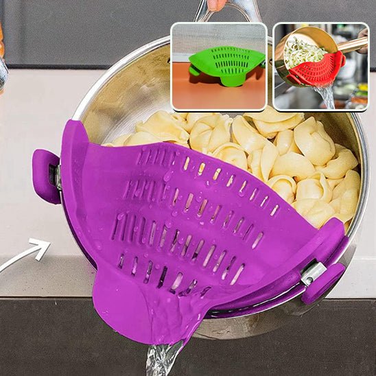 Clip - on colander™ │ Passoire à clipser │ Passoire - Cuisine Vrac