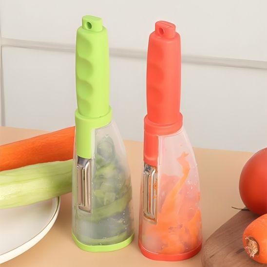 Compartment peeler™ │ Éplucheur avec compartiment - Cuisine Vrac