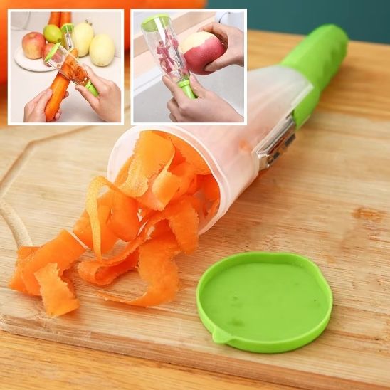 Compartment peeler™ │ Éplucheur avec compartiment - Cuisine Vrac