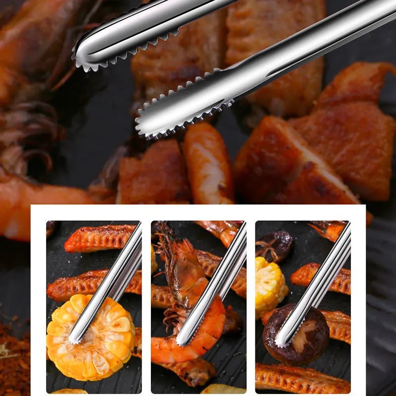 Grillax™ - Pince Grillades Inox - Cuisine Vrac